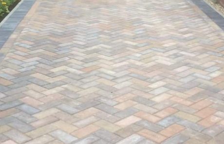 Block paving, completed